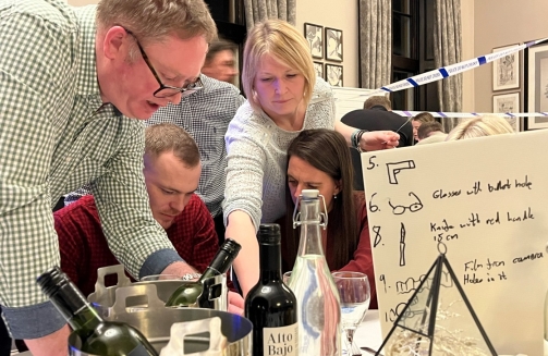 Crime & Dine hunting for clues'